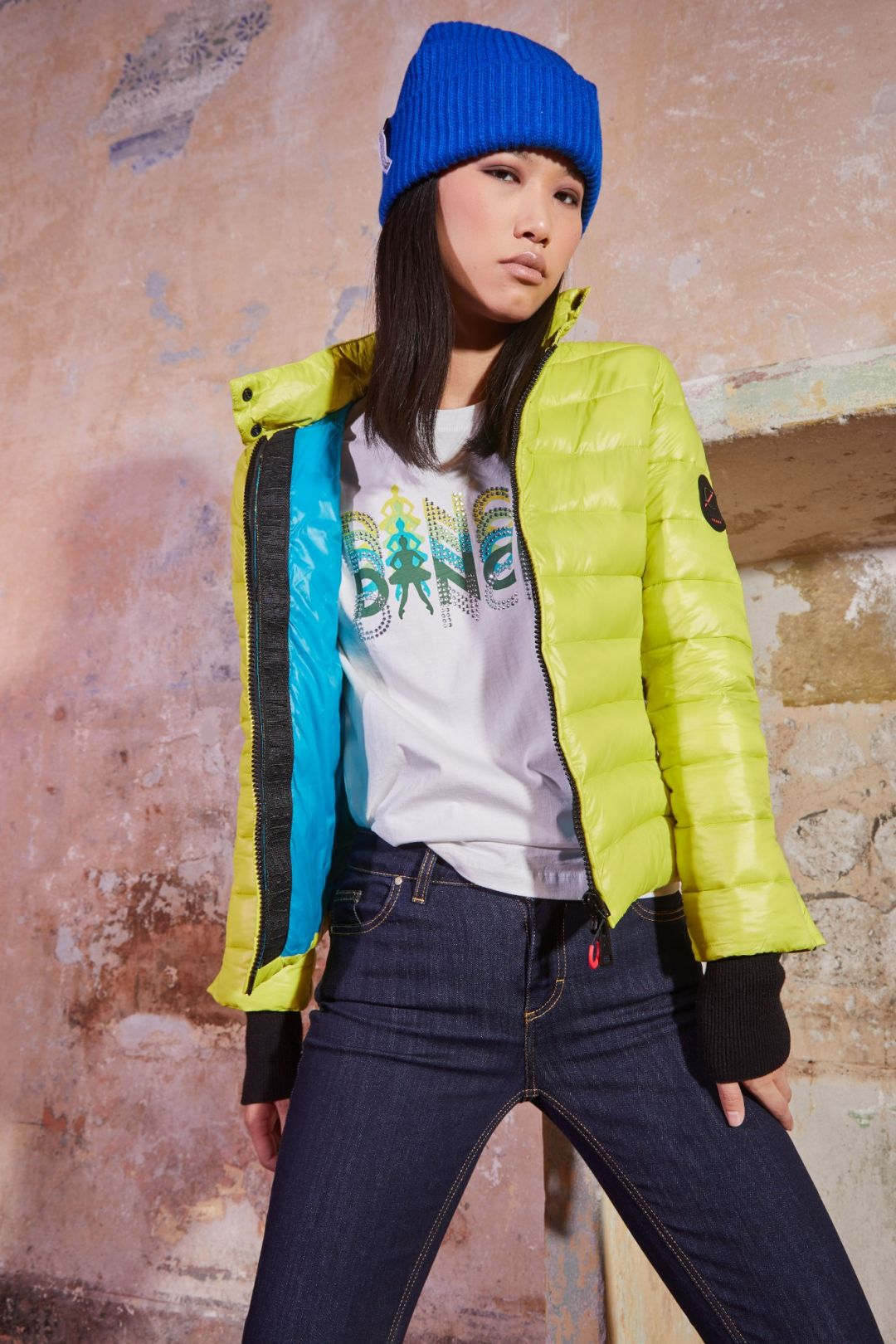 short ultralight nylon down jacket